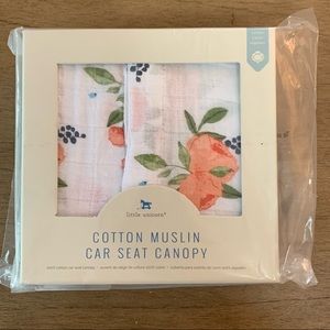 Watercolor Rose car seat canopy by Little Unicorn